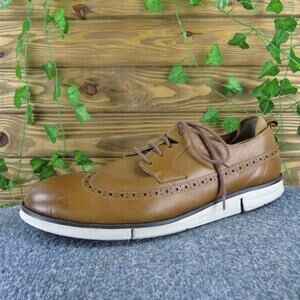 Clarks‎ Men's Trigenic Derby Oxfords Brown Leather Size 13 Medium Used 2025